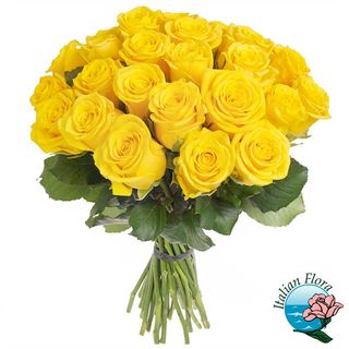 Bouquet di rose gialle