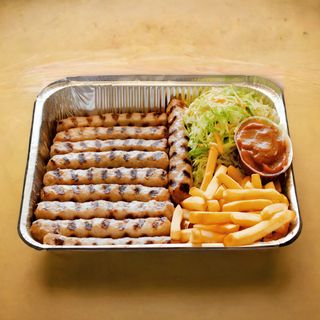 МЕГА ПРОМО Семейно КОМБО меню с 10бр. кебапчета (1000гр)