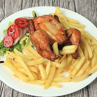 1 Poulet Grillé + Frite