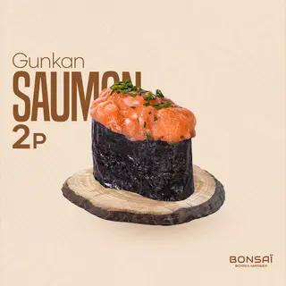Gunkan Saumon - 2 Pièces