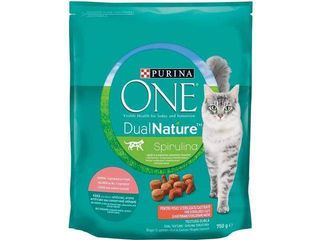 Hrana Uscata Pentru Pisici Sterilizate Purina One Dual Nature, Adult, Somon, 750G