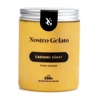 Înghețată de caramel sărat