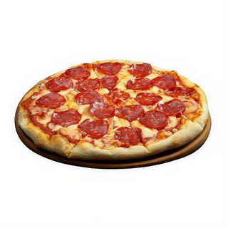 Pizza de salami e prosciutto (18.5 cm.)