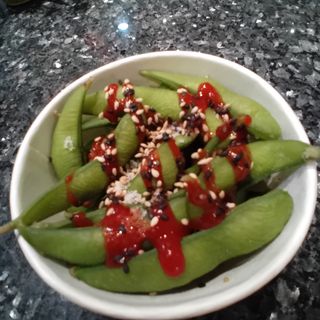 Edamame picante