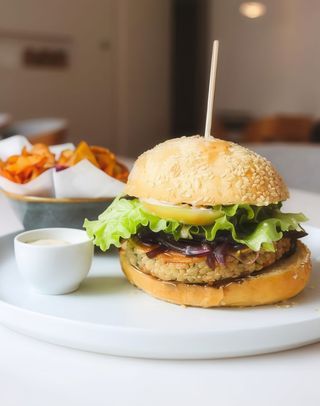 Hambúrguer de Lentilhas e Tomilho