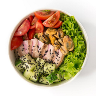 Bowl Con Atun Y Mejillones