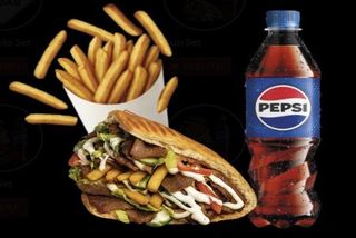 Zestaw Kebab w Grubym (Bułce)