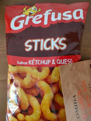 Sticks Ketchup&queso Grefusa