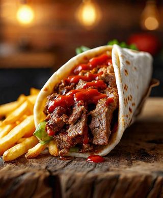 Kebab tortilla amerykański duży