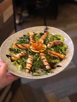 Involtini di salmone afumicatto