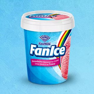 Fan Ice Cream Strawberry