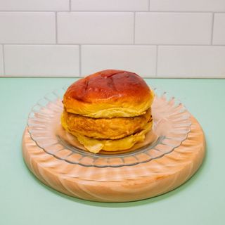 YayaBurger de tortilla sin cebolla