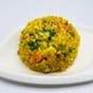 P139. Riso al curry e frutti di mare 