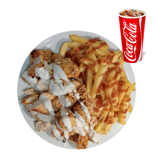 Pollo Bbq Plato Y Patata