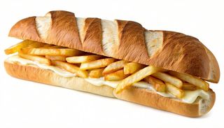 Panino patatine fritte