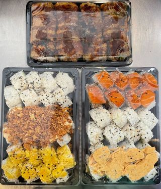 512-Menú Yummy 64(64 piezas+  6 gyoza de pollo de regalo)