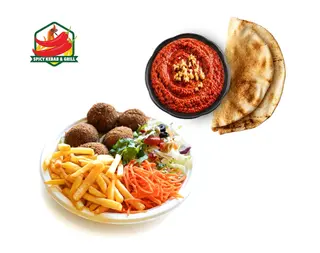 Falafel Zestaw + Muhammara z Pitą