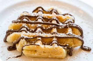 Waffel Nutella