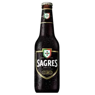 Cerveja Sagres preta 33cl