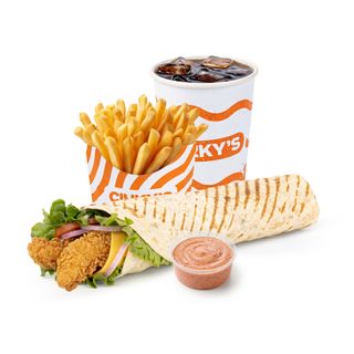 Menu Chicken Wrap. 