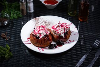 Papanasi cu dulceata