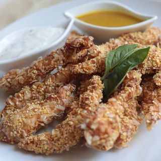 Crispy chicken fingers