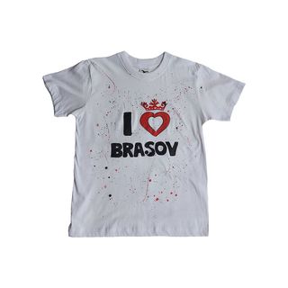 Tricou Pictat Manual iLoveBrasov Model 2