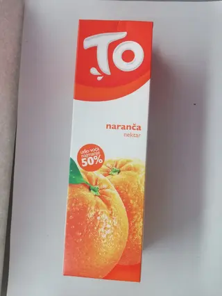 Sok TO naranča nektar 1L