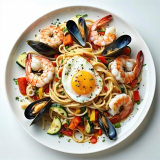 116. Spaghetti alla piastra