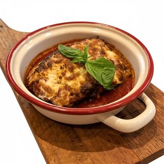 Parmigiana de berenjenas