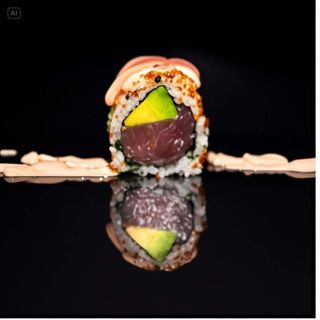 180. Atún Picante Aguacate. Spicy Tuna Avocado 8pcs