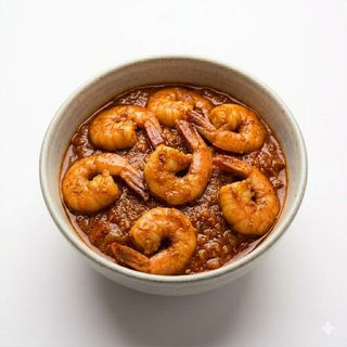 86. Langostinos Con Una Salsa Agridulce Picante