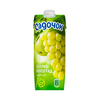 Нектар Садочок Виноград-яблуко 0,5л
