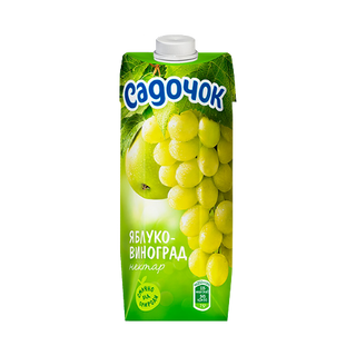 Нектар Садочок Виноград-яблуко 0,5л