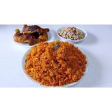 Smokey Jollof Rice With Chicken