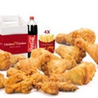 Menù family 6 pezzi di pollo e 10 alette piccanti