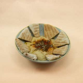 Dip de Hummus Casero con Pan de Pita