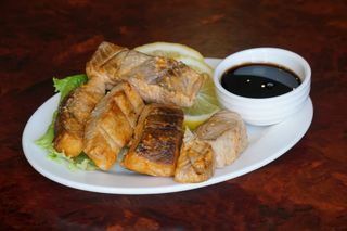 სიომგა შემწვარი შამფურზე