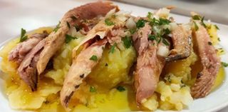 Papas aliñas con melva