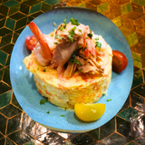 Salade russe aux crevettes