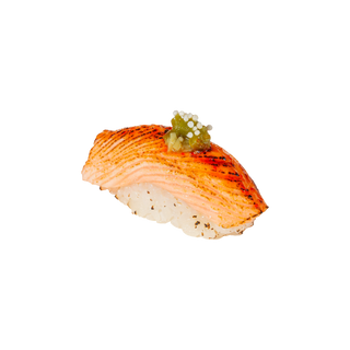 Nigiri z opalonym łososiem 