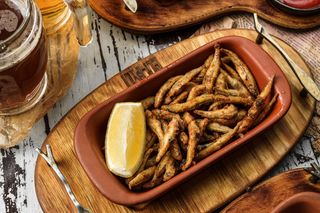 Pește retropina prăjit la bere