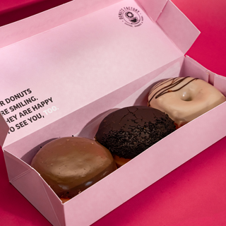 Boite Petite Faim : 3 Donuts Chocolatés