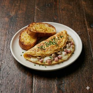Omelette al prosciutto