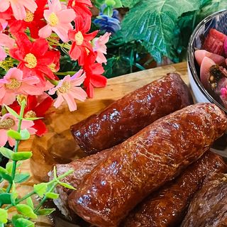 Cârnați de porc de la garnita