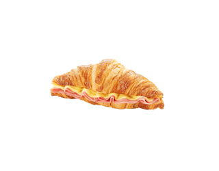 Croissant jamón y queso