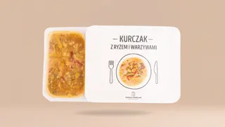 Kurczak z ryżem i warzywami