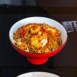 炒米粉  Pan sit frito con gambas