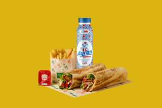 Комбо Дурум куриный с айраном