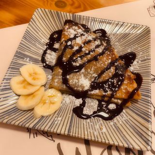 Crep con chocolate y plátano